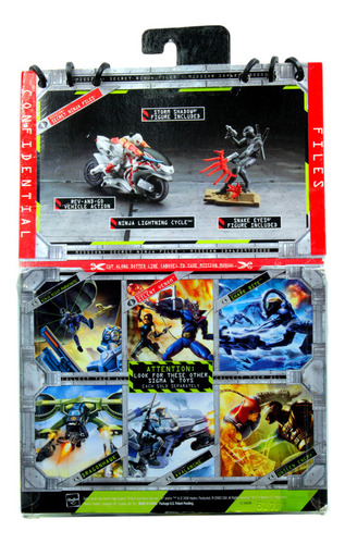 Gi Joe Sigma 6 Secret Ninja Files Storm Shadow & Snake Eyes