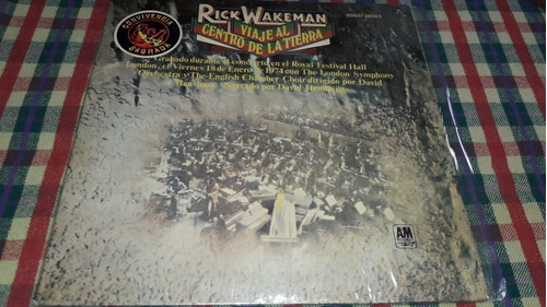 Rick Wakeman / Viaje Al Centro De La Tierra Vinilo Insert 