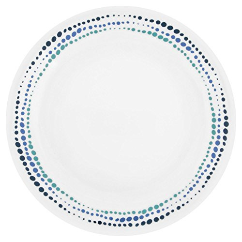 Corelle Livingware Ocean Blues 8.5  Placa Del Almuerzo (jueg