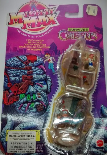 Mighty Max Corpus Nuevo Blister Cerrado Mattel 1993
