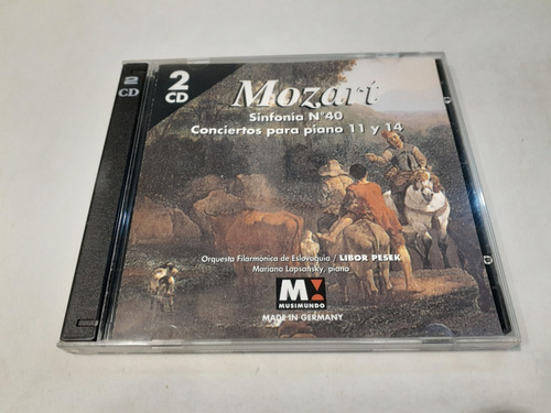 Sinfonía N°40, Mozart - 2 Cd Alemania Casi Como Nuevo 9.5/10