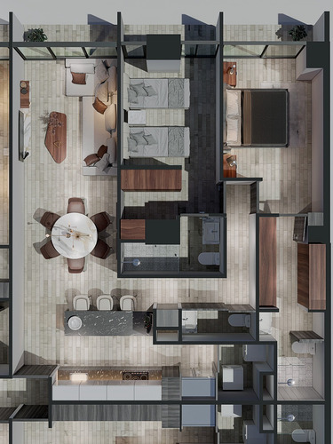Imagen 19 de 20 de Departamento En Venta Cuauhtémoc (m2d1801)