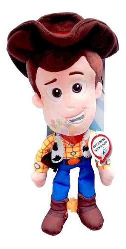 Combo Peluches Toy Story 4 Woody Y Buzz Sonido Disney 30cm