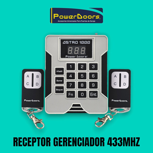 Receptor Administrable Gerenciador 433mhz Alta Baja Bloqueo