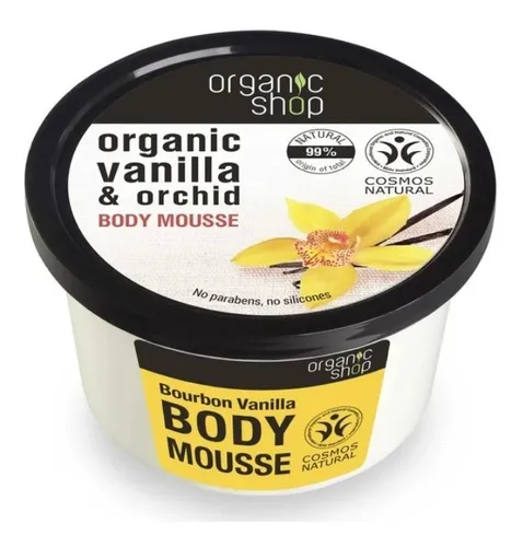 Organic Shop Crema Corporal Vainilla De Bourbon 250ml Vegano