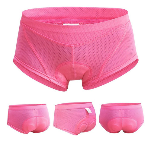 Mujer Ciclismo Ropa Interior 3d Gel Acolchado Malla Transpir