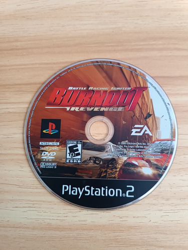 Burnout Revenge Ps2 Play Station 2 Solo Disco Estética 7/8