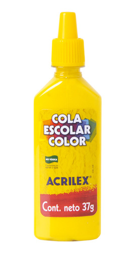 Goma Vinílica Amarilla 37 G - Acrilex - Mosca