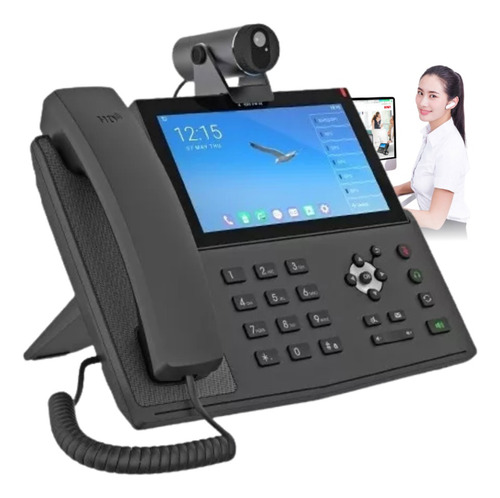 Telefono Ip Android Smart Video, Lcd 7 Touch, 20 Sip Poe
