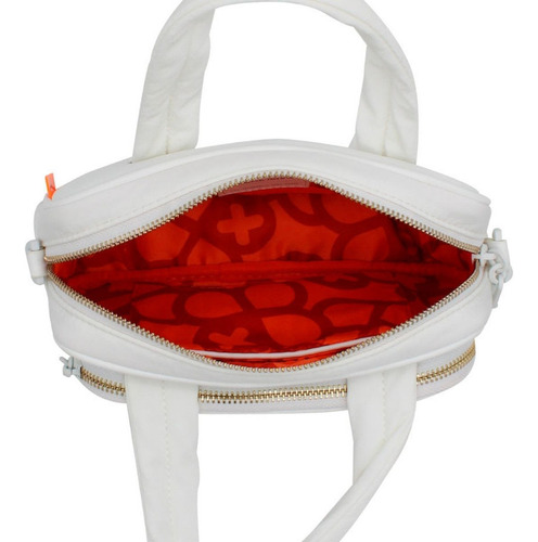 Bolso Jaime Ibiza Modelo Ji 2476 Color Blanco Huellas 2024