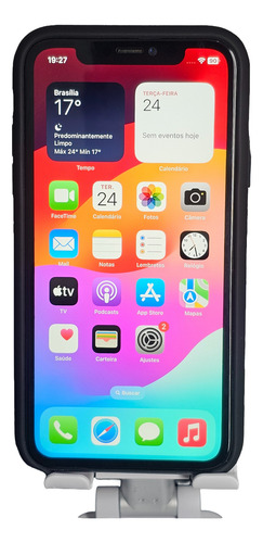 Apple iPhone 11 128gb - Desbloqueado Preto Capa Pelicula (Usado)