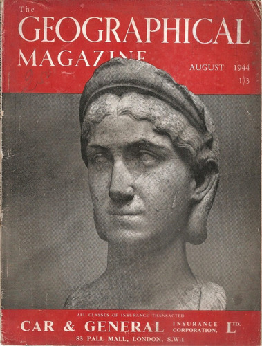 Revista Geographical Magazine Agosto 1944 (en Ingles)