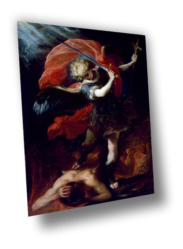 Lienzo Canvas Arte Sacro San Miguel Arcángel Coello 100x65