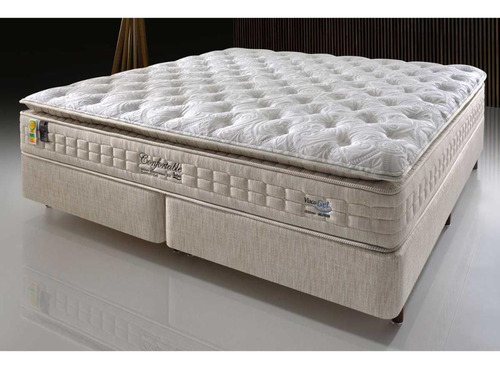 Colchão Queen Molas Ensacadas Visco Gel Masterpocket Comf