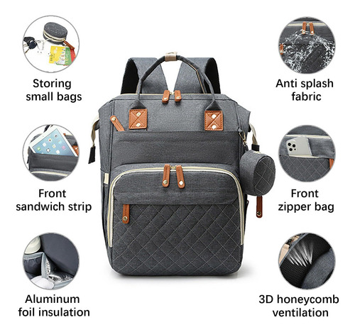 Mochila Portátil De Gran Capacidad, Mochila De Viaje De Gran
