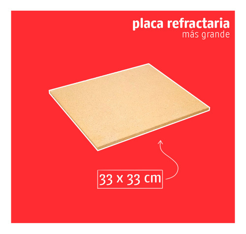 Imagen 5 de 9 de Horno Pizzero Portatil Muzza Pizza A La Piedra 4 Hornallas