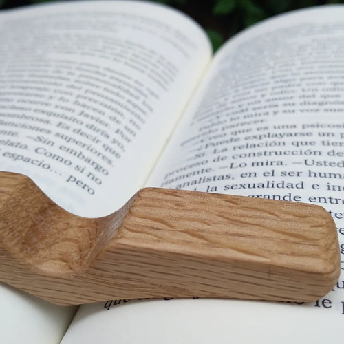 Anillo De Lectura De Madera, Sujeta Hojas