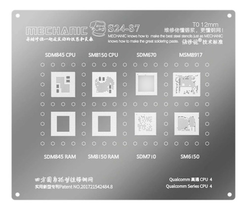 Stencil Para Reballing Mc-s24-87 Mechanic