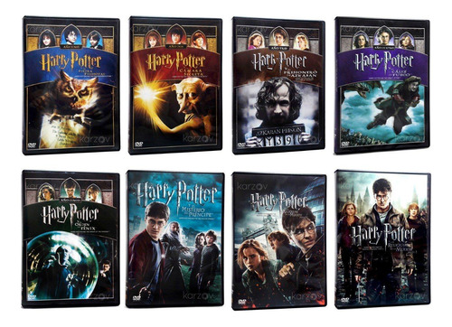 Colección Harry Potter En Dvd