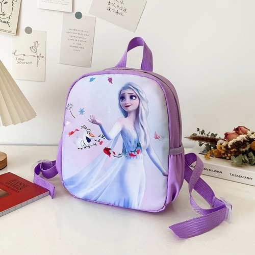 Frozen Elsa Mochila Para Niños Kinder Preescolar Impermeable