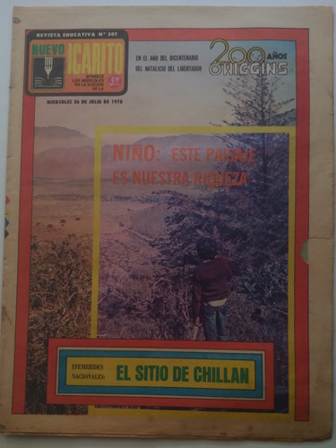 Revista Nuevo Icarito N° 507 26 Julio 1978. J