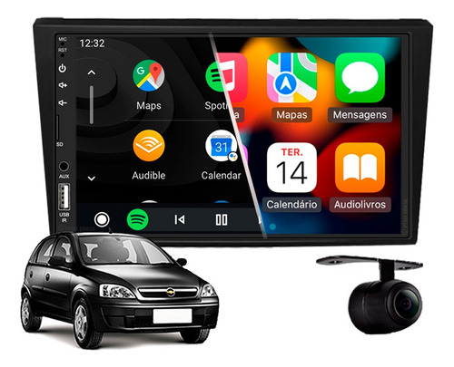 Central Multimidia Mp5 Android Auto Chevrolet Corsa 2005