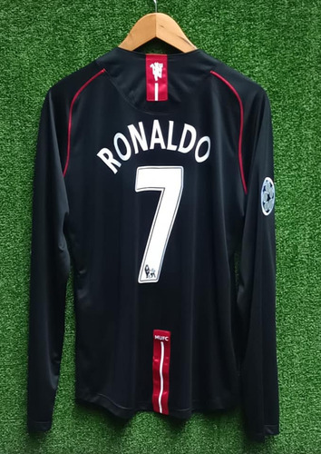 Camiseta Cr7 Club Manchester United Retro 2008 2da Equipacio