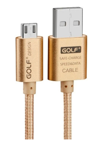 Cable Usb Para Micro-usb Cordon Reforzado 2,1a 