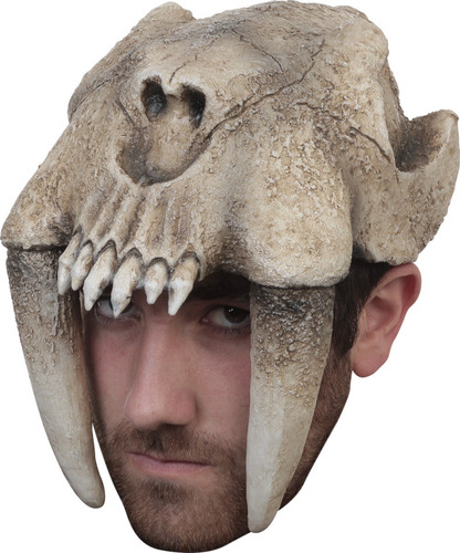 Máscara De Tigre Dientes De Sable Cráneo Animales Gorro