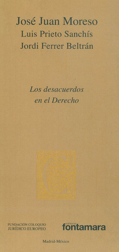 Libro Desacuerdos En El Derecho, Los Lku