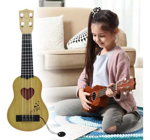 Juguete De Guitarra Ukelele Para Niños, Instrumento Musical