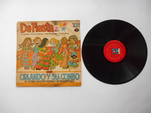 Lp Vinilo Orlando Y Su Combo De Fiesta Vol 1 Colombia 1974