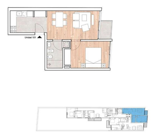Imagen 6 de 6 de Apartamento -apartamento 1 Dormitorio Al Frente Con Balcón En Av Agraciada Prox San Martin.