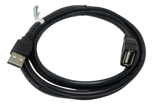 Cable De Extensión Usb Macho / Hembra 5 Metros Color Negro