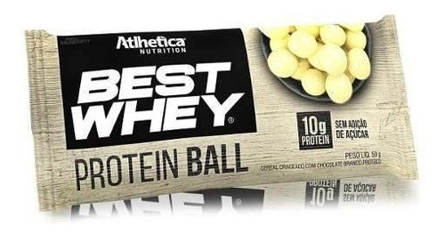 Atlhetica Nutrition - Best Whey - Protein Ball Cx C/ 12 Un - 