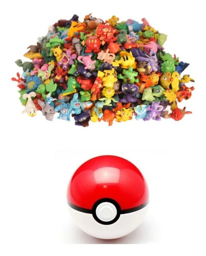 Imagem 1 de 3 de Kit 13 Miniaturas Pokemon Bonecos 1 Pokebola Envio Imediato