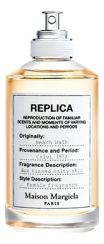 Perfume Unissex Maison Margiela Replica Beach Walk Eau De Toilette 100ml