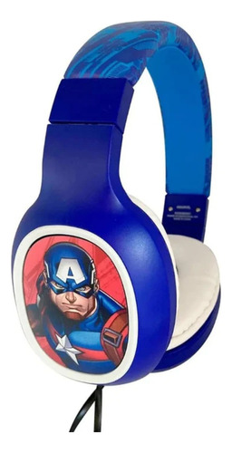 Audifono Marvel Teen Capitan America Con Microfono