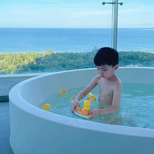 Imagen 9 de 9 de Linda Ducha Clásica Con Ruedas De Agua De Pato