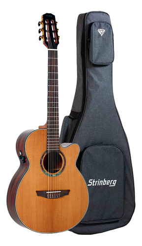 Violão Strinberg Dn3sc Rt Ns Natural Satin Eletroacústico Ar