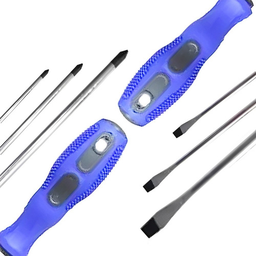 Jogo De Chave De Fenda/philips 6 Peças Profissional