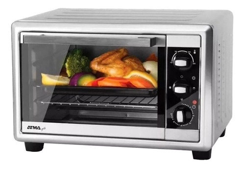 Horno de mesa eléctrico Atma HG2010E 20L plata 220V