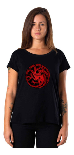 Remeras Mujer Game Of Thrones Targaryen |de Hoy No Pasa| 25v