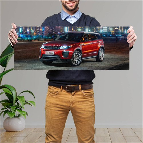 Cuadro 30x80cm Auto 2016 Range Rover Evoque Hse 316