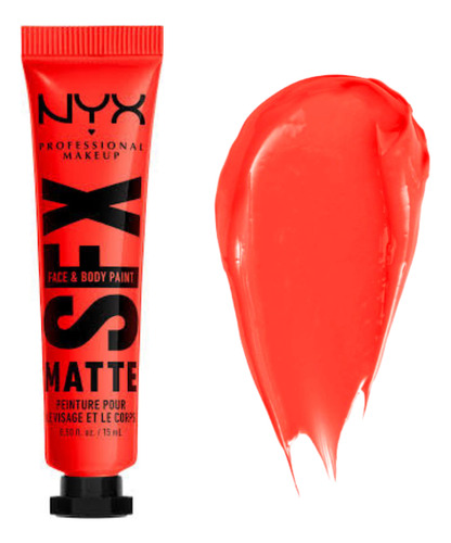 Pintura Facial Y Corporal Sfx Paint Matte Tono Fired Up