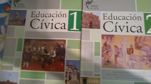 Educacion Civica 1 Y 2 Az Serie Plata 2 Tomos Nuevos!!
