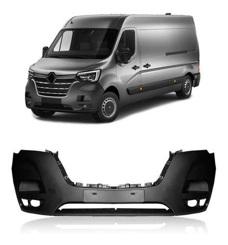 Parachoque Dianteiro Renault Master 2022 2023 C/furo Milha  