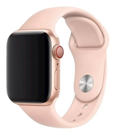 Malla Silicona Correa Para Smartwatch De 42mm Color Rosa