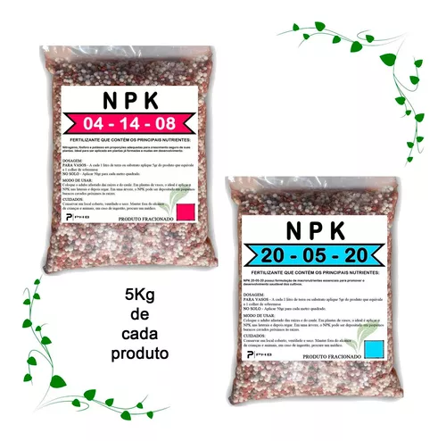 5 Kg - Adubo Fertilizante NPK 04.14.08 : : Casa