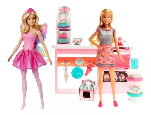 Barbie Pack De 2 Muñecas, Barbie Chef Cocina De Lujo Y Hada